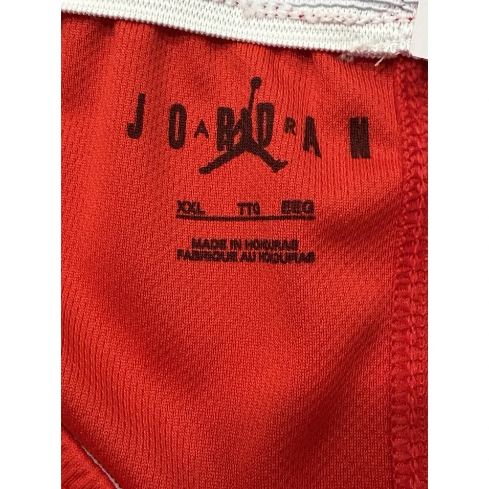 Jordan Stock Overtime Basketball Game Shorts Red White FQ5375-657 Mens XXL